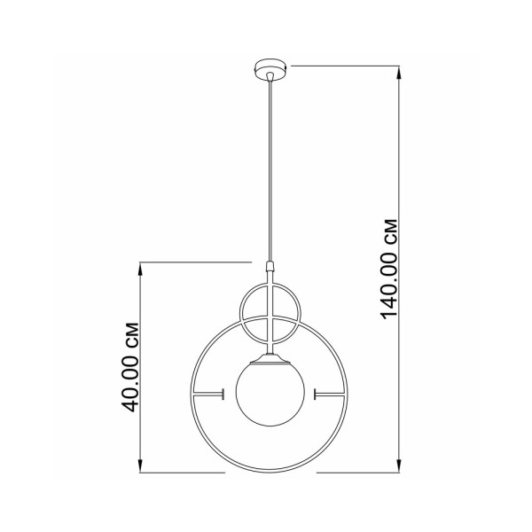 Подвесной светильник, люстра Imperium Light 320140.12.01 Art deco - фото №1