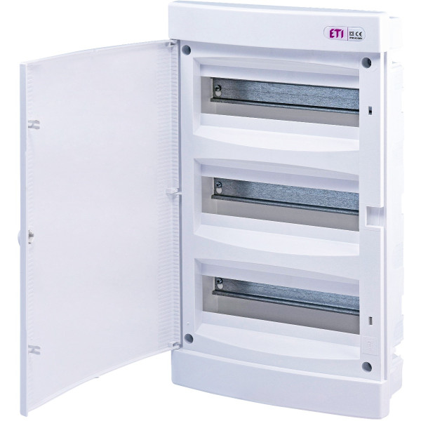 Вбудований щиток ETI 001101017 ECМ 36PO 36 М з білими дверцятами