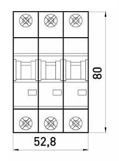 Модульный автоматический выключатель E.Next e.industrial.mcb.100.3.D.63 3р 63А D (i0200009) - фото №1