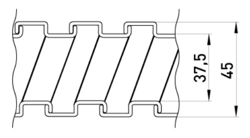 Металлорукав - Ø38 мм оцинкованный, сухой (25м) - фото №1