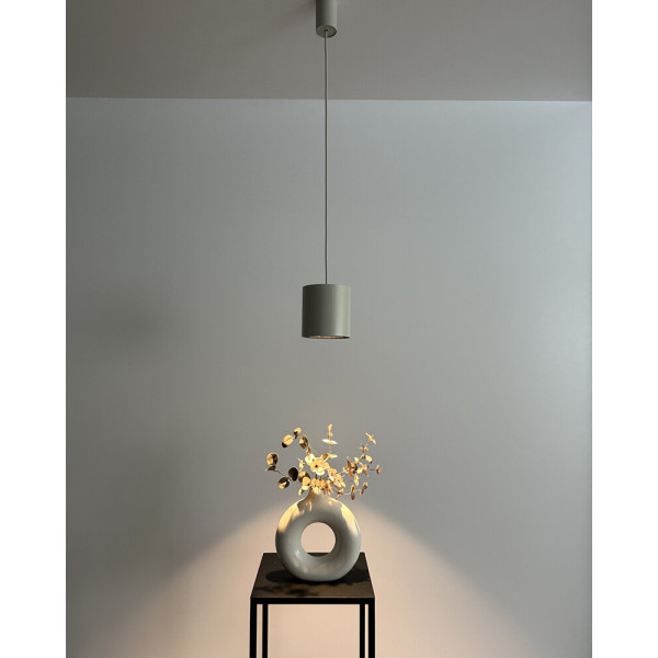 Підвісний світильник, люстра Nowodvorski 11513 Point Duo Zwis GU10 1x10W IP20 світло-сірий - фото №4