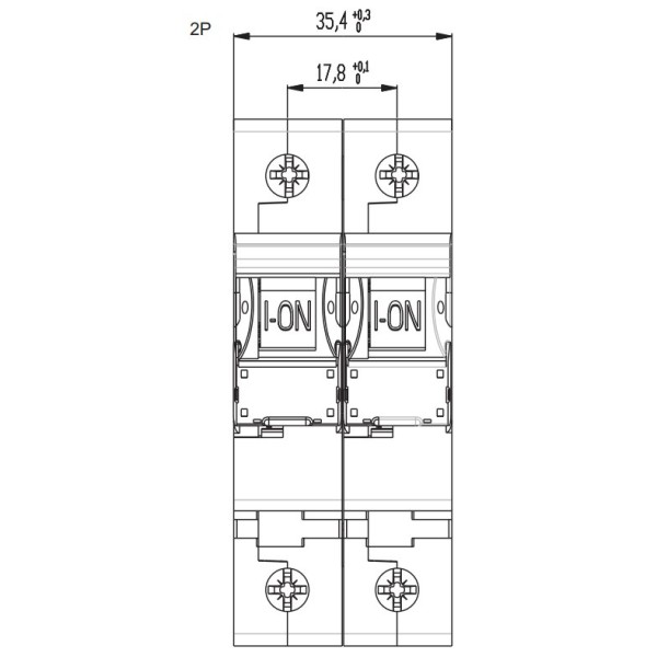 Автоматический выключатель ETI 002138707 ETIMAT 10 DC 2p C 1.6A (6kA) - фото №1
