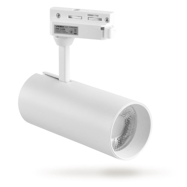 Трековий LED світильник Videx 20Вт 4100K (VL-TR04-204W) білий - фото №3