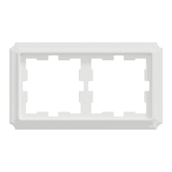Двомісна рамка Schneider Electric Merten D-Atique MTN4020-4735 білий лотус