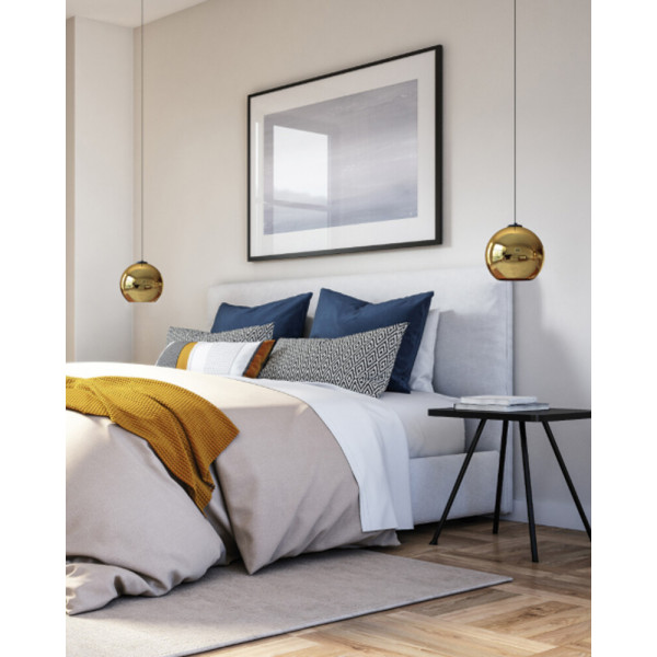 Подвесной светильник, люстра Nowodvorski 9057 Polaris E27 1x25W IP20 золотой - фото №1