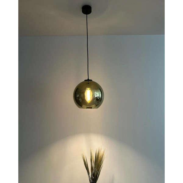 Подвесной светильник, люстра Nowodvorski 9057 Polaris E27 1x25W IP20 золотой - фото №2