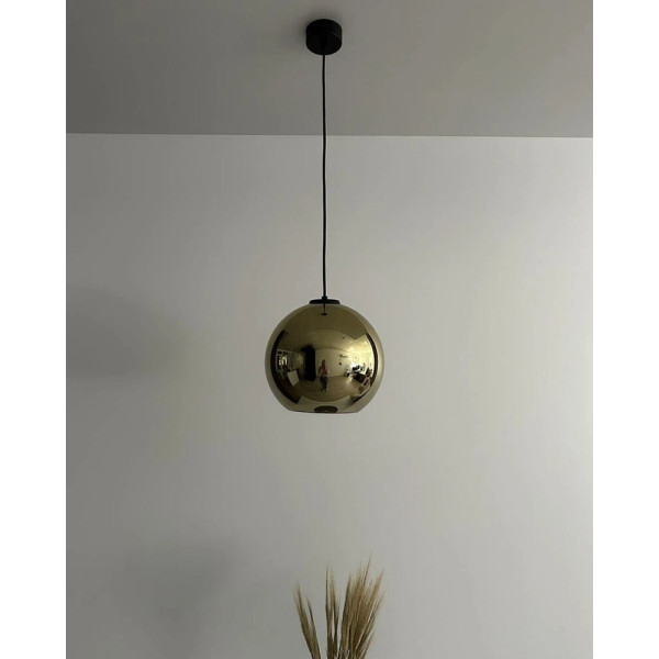 Подвесной светильник, люстра Nowodvorski 9057 Polaris E27 1x25W IP20 золотой - фото №3