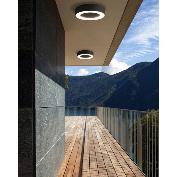 Вуличний світильник Nowodvorski 9514 Merida LED 1x12W 3000K 540Lm IP54 графітовий - фото №1