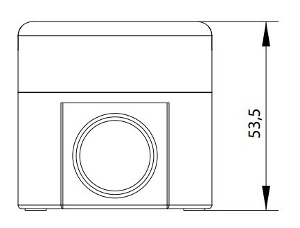 Корпус кнопкового поста ETI 004771548 ESE1Y на 1 отвір - фото №3