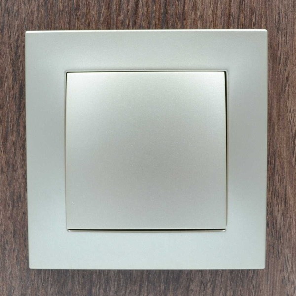 Выключатель ELBI ZENA Silverline титан 1кл без рамки ( 609-011400-200 ) - фото №8