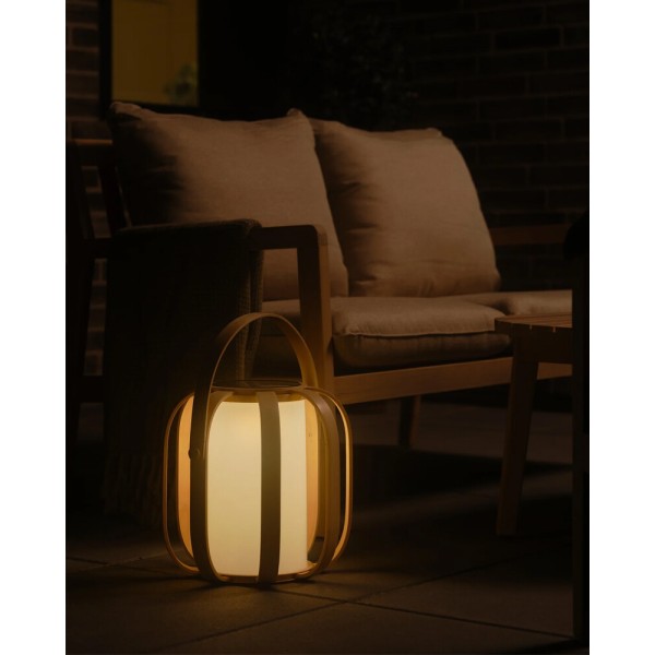 Вуличний світильник на сонячній батареї Nordlux 2118085062 Bob LED 1x3.5W 2700K 300Lm IP44 бежевий - фото №1