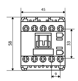 Мініконтактор Аско-Укрем ПМ 0-16-01 C7 36В LC1-K1601 (A0040010142) - фото №4