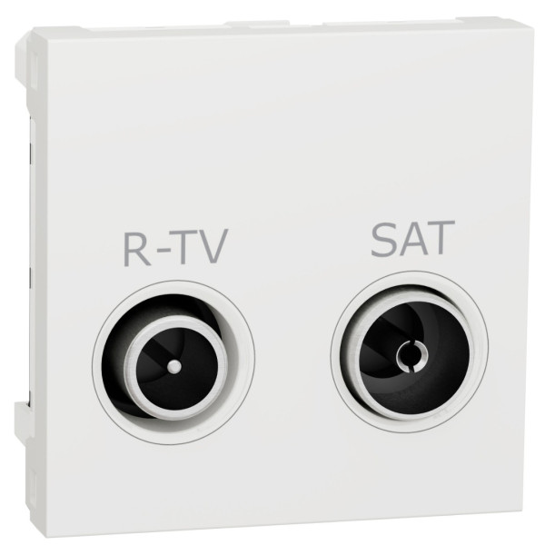 Одинарна розетка Schneider Electric NU345418 R-TV SAT 2М (біла)