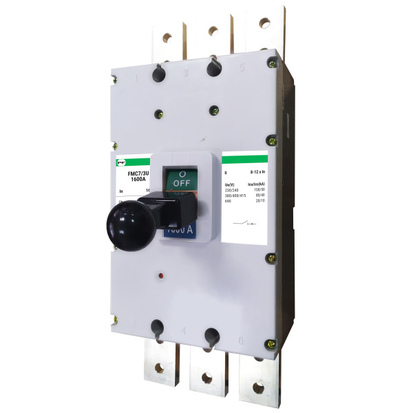 Корпусный автоматический выключатель Promfactor FMC7/3U 3P 1600A 80кА 3-5In (FMC73U1600/5)