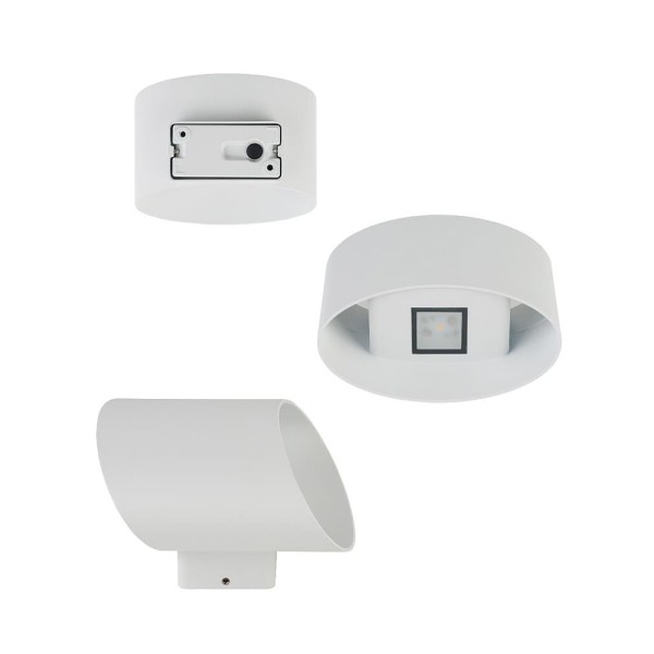 Вуличний світильник Nowodvorski 8140 Ellipses LED 2x5W 3000K 180Lm IP54 білий - фото №2