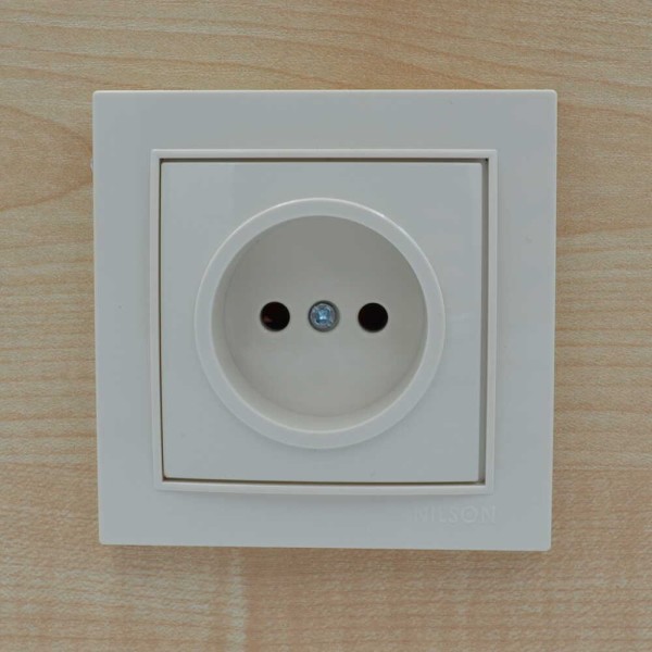 Розетка Nilson Thor кремова 1-на без заземлення ( 27121015 ) - фото №3