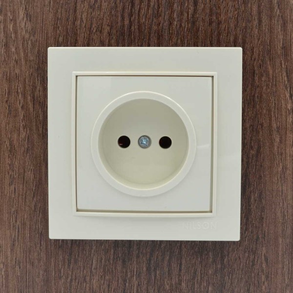 Розетка Nilson Thor кремова 1-на без заземлення ( 27121015 ) - фото №4