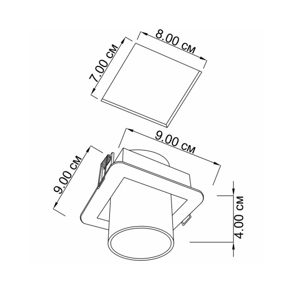Точковий світильник Imperium Light 27614.05.05 Goggles - фото №1