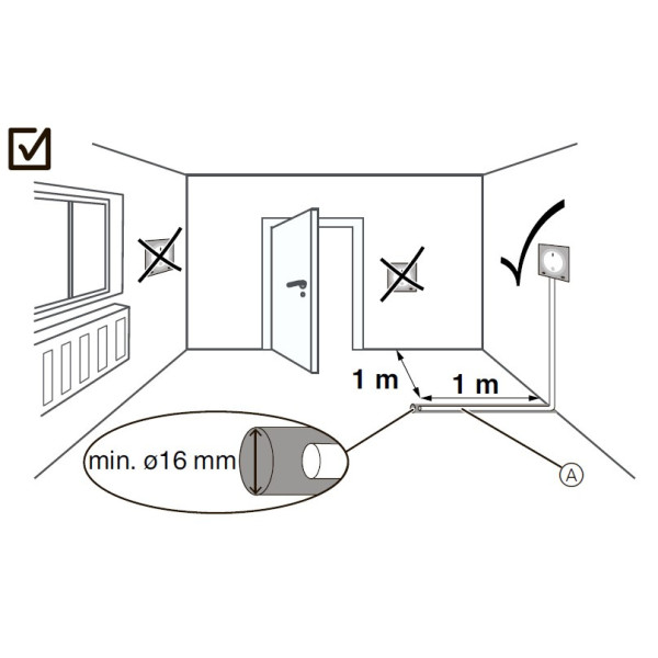 Термостат Schneider Electric NU350354 для теплої підлоги 10А (антрацит) - фото №3
