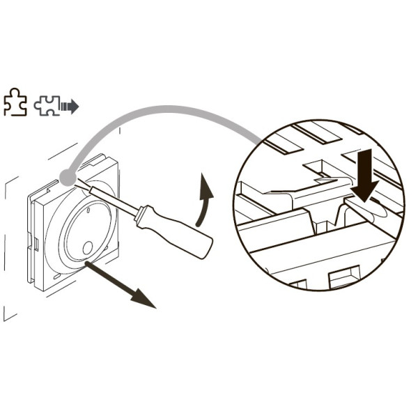 Термостат Schneider Electric NU350354 для теплої підлоги 10А (антрацит) - фото №5