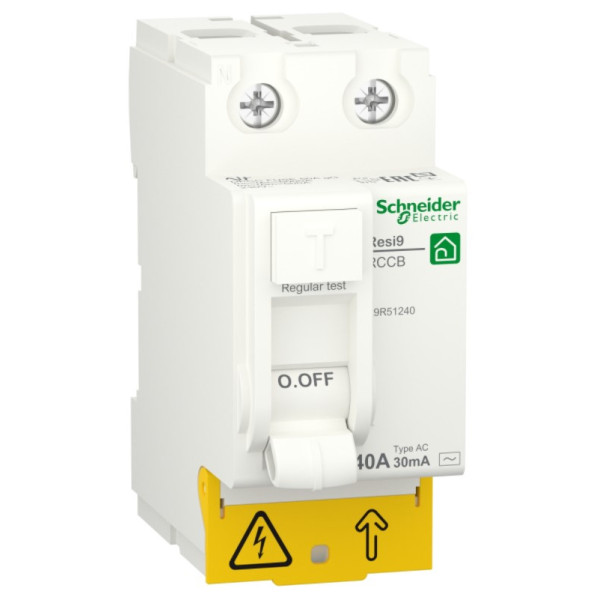 Диференціальне реле Schneider Electric R9R51240 RESI9 1Р+N 40A 30мА АС