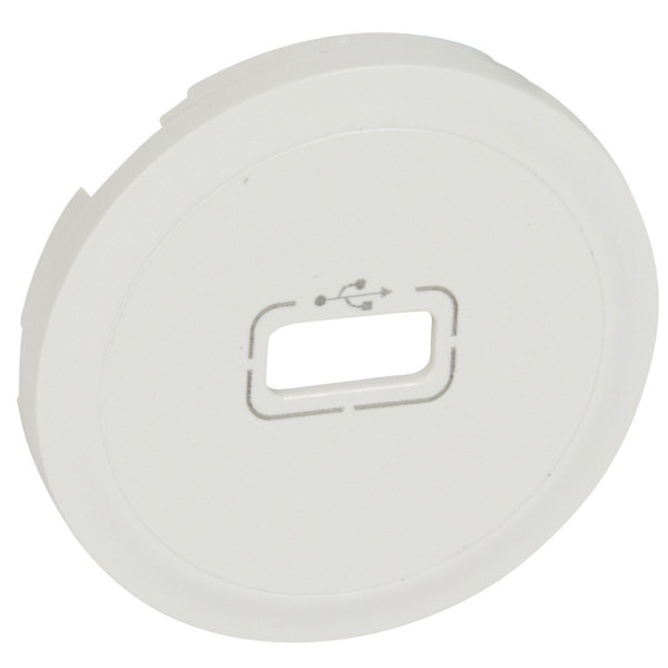Накладка USB розетки Legrand Celiane (068253) (белый)
