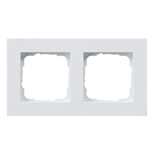 Рамка двомісна Gira E2 біла (0212225)