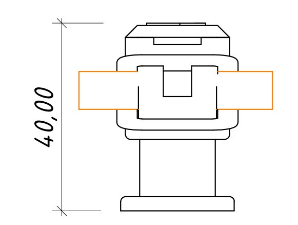 Держатель Leo Lightman Сlip М6 Pa под медь (301619) - фото №3