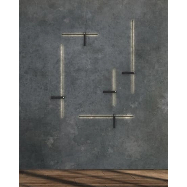 Бра, настенный светильник Nowodvorski 8116 Impulse M LED 1x10W 3000K 350Lm IP23 черный - фото №1