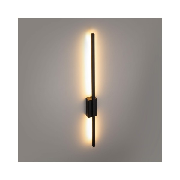 Бра, настенный светильник Tk Lighting 6627 Flash Led 1x30W 3000K 1480Lm IP20 Bk - фото №1