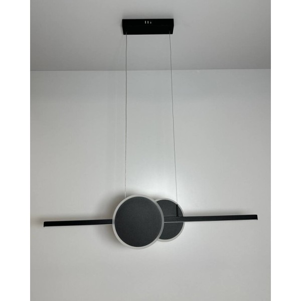 Люстра Reality 339901-30 Gendra Led 1x23W 4000K 1840Lm IP20 Чорна - фото №2