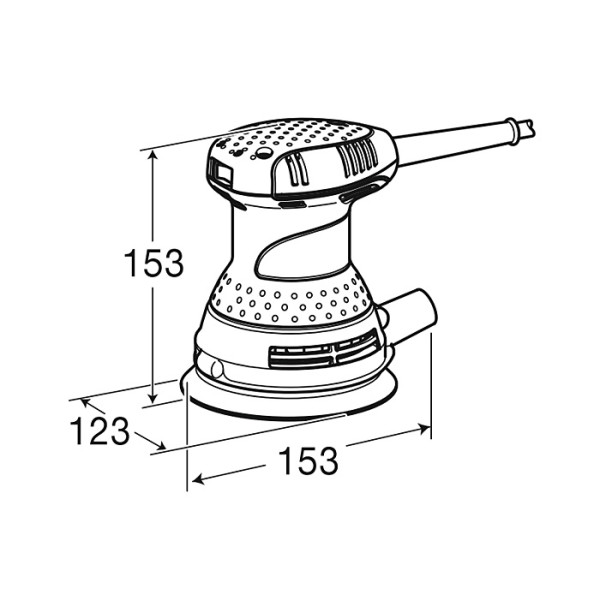 Ексцентрикова шліфувальна машинка Makita BO5031 300Вт - фото №6