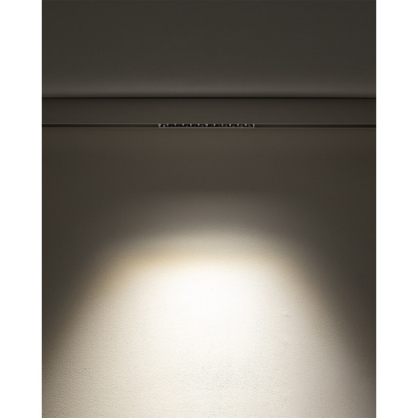 Магнитный трековый светильник Nowodvorski 11632 LVM Focus LED 1x9W 3000K 800Lm IP20 белый - фото №1