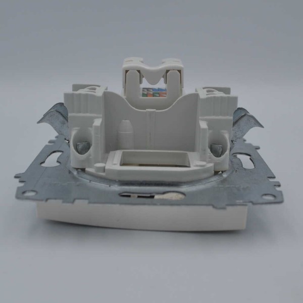 Розетка ELBI ZENA Woodline клен 1-на телефонна без рамки ( 609-012700-221 ) - фото №4