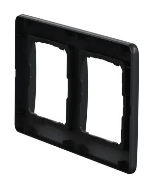 Двопостова рамка Schneider Electric Sedna Design чорна SDD314802 - фото №2