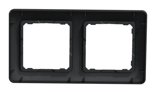 Двопостова рамка Schneider Electric Sedna Design чорна SDD314802 - фото №3