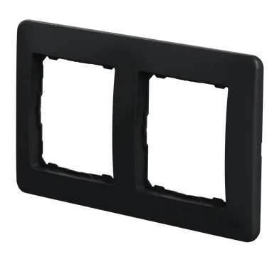 Двопостова рамка Schneider Electric Sedna Design чорна SDD314802 - фото №4