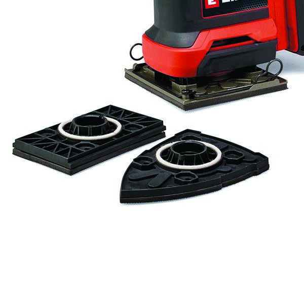 Акумуляторна вібраційна шліфмашина Einhell X-Change 18В 22000об/хв з 3 насадками (4460730) - фото №2