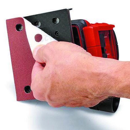 Акумуляторна вібраційна шліфмашина Einhell X-Change 18В 22000об/хв з 3 насадками (4460730) - фото №3