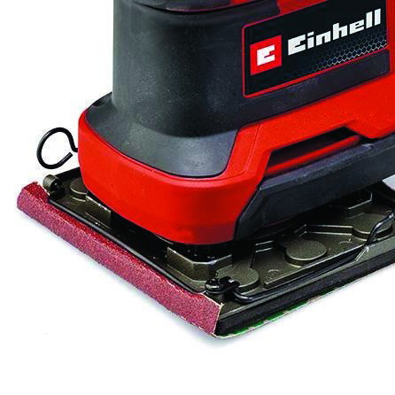 Акумуляторна вібраційна шліфмашина Einhell X-Change 18В 22000об/хв з 3 насадками (4460730) - фото №4