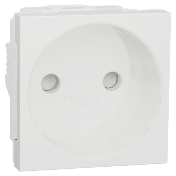 Розетка Schneider Electric NU303318 (винтовой зажим) 16А 2М (белая)
