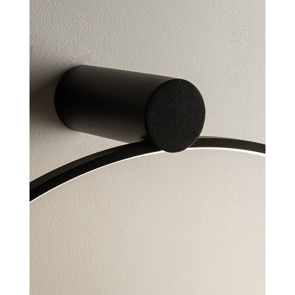 Люстра Nowodvorski 10865 Circolo LED M 1x21W 4000K 700Lm IP20 чорна - фото №3