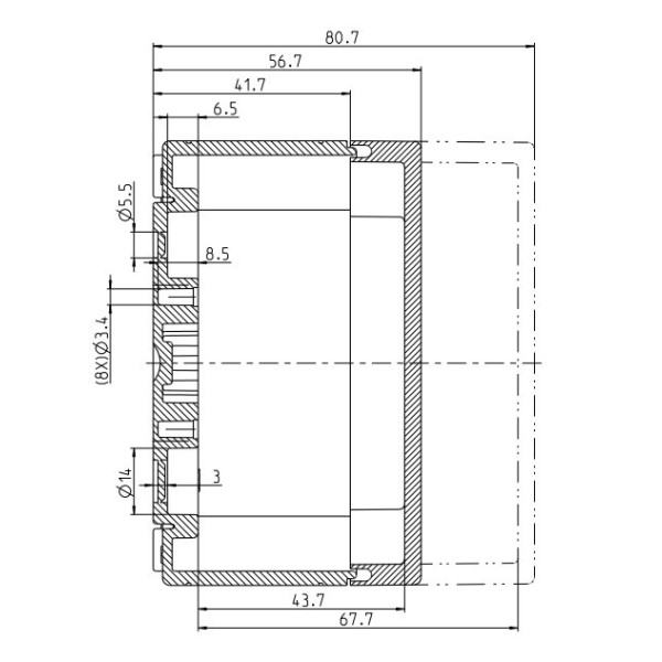 Коробка разводная Spelsberg PS 1809-6-to (sp11101001) IP66 с гладкими стенками - фото №8