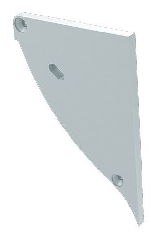 Заглушка Lumines для типу CONVA з отвором права білий