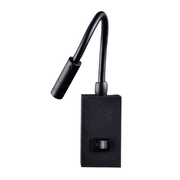 Бра, настінний світильник MJ-Light MJ00108 WLB036 LED 1x3W 3000K IP20 чорний