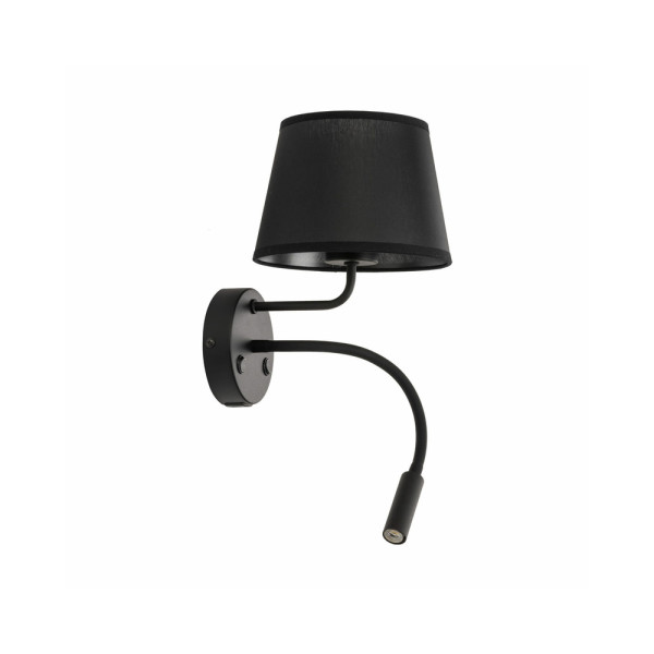 Бра, настінний світильник Tk Lighting 10203 Maja E27+G9 2x15+8W IP20 Bk - фото №4