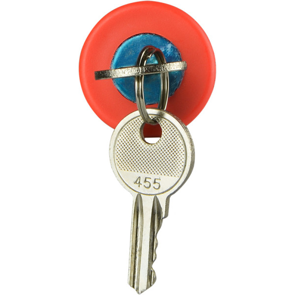 Аварійна кнопка Аско-Укрем XB2-ES74 Ø30мм з ключем (A0140050024) - фото №3