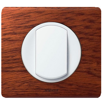 Рамка одинарная Legrand Celiane орех - фото №1