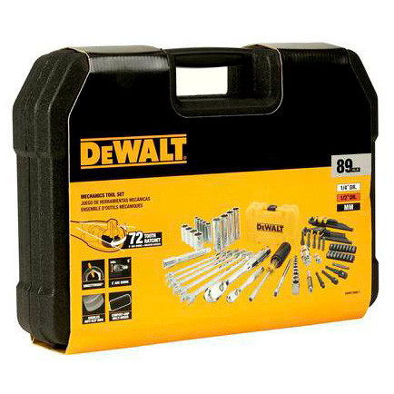 Набор головок и бит DeWALT DWMT73800-1 1/4" 3/8" 89 предметов - фото №3