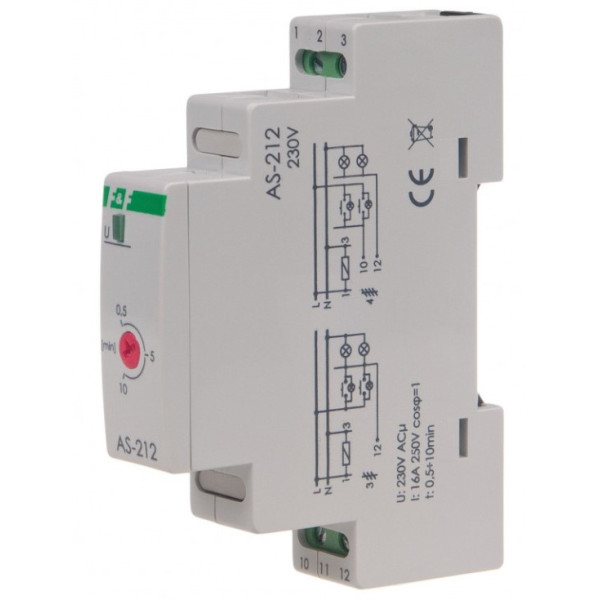 Сходове реле керування освітленням F&F AS-212 - фото №2